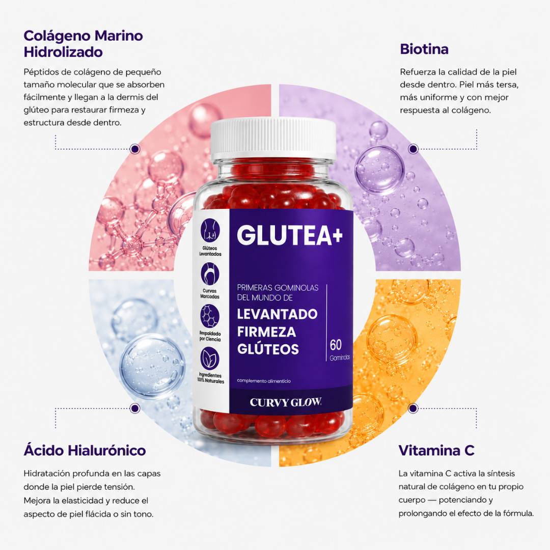 Gominola Glutea+ Levantado y Definición Glúteos