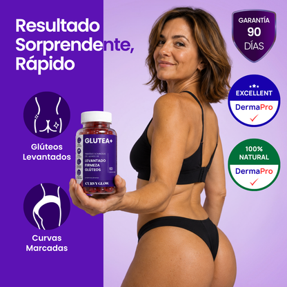 Gummies Glutea+ Levantado y Definición Glúteos
